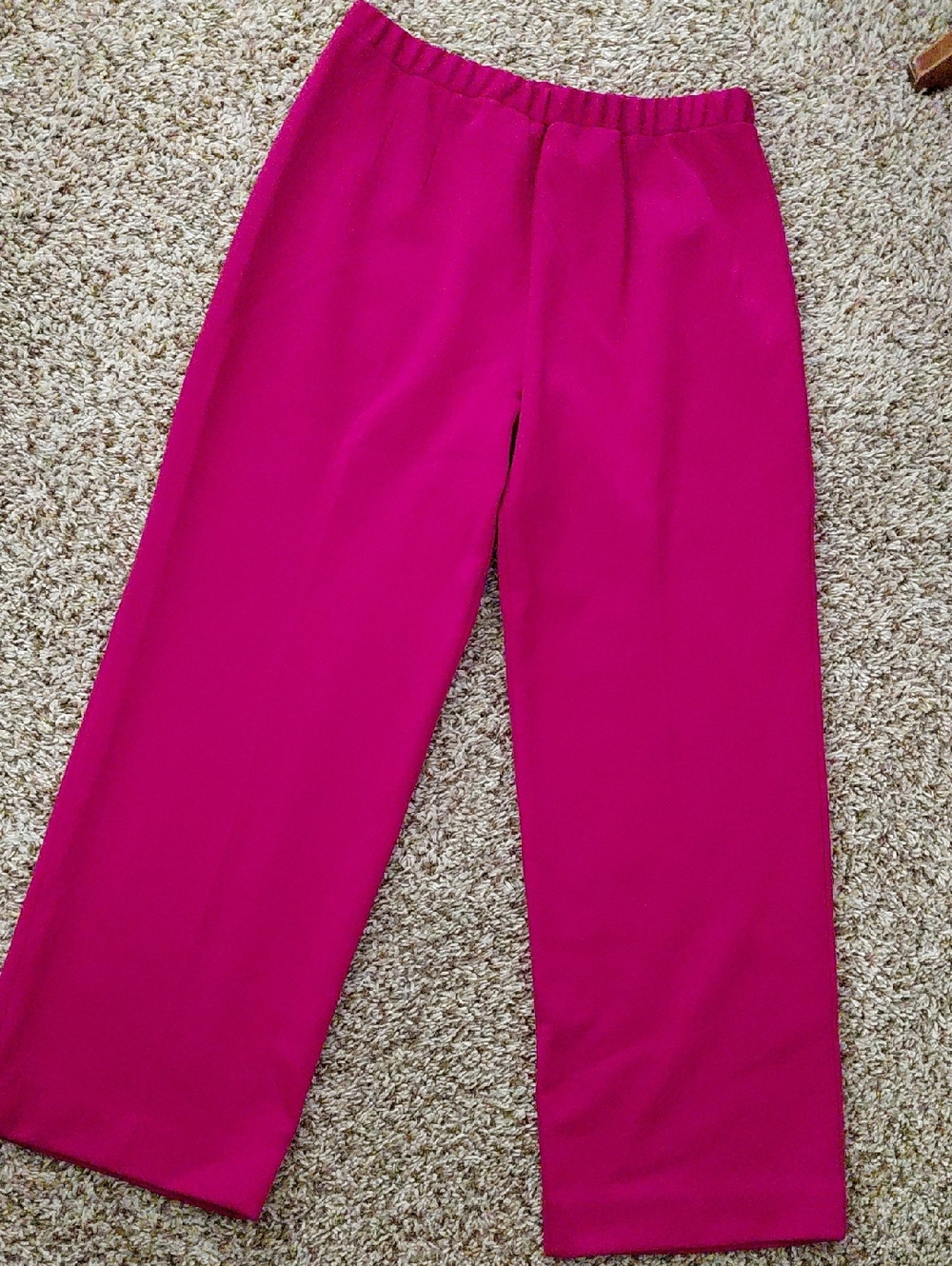 Alfred Dunner Fuchsia Wide-Leg Pants
